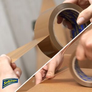SE1601 | Sellotape Packaging Tape 48mm x 50m Pk3