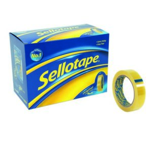SE2133 | Sellotape Golden Tape 24mm x 66m Pack 12 1443268