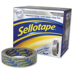 SE9324 | Sellotape Super Clear Tape 24mmx50m 1443794