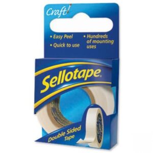 SE9340 | Sellotape Double Sided Tape 15mm x 5m Dispenser 1445290