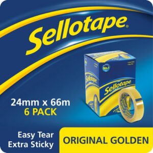 SE9383 | Sellotape Original Golden Tape 24x66 1443306
