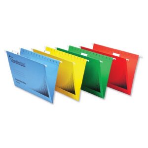SF1401 | Rexel Crystalfile Fcap Suspension File 15mm Grn 50s
