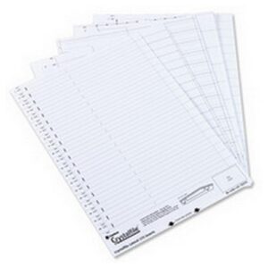 SF1418 | Rexel Crystalfile 275 Lateral File Insert White 50s 78370