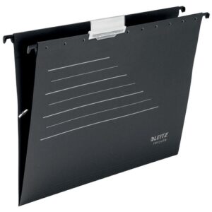 SF1435 | Leitz Alpha Recycle Card Suspension File A4. Black