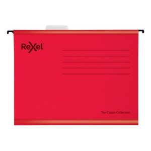 SF1516 | Rexel Classic Suspension File A4 Red Pack 25