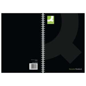 SH3060 | Qconnect Wirebound A5 Hback Blk Pk3