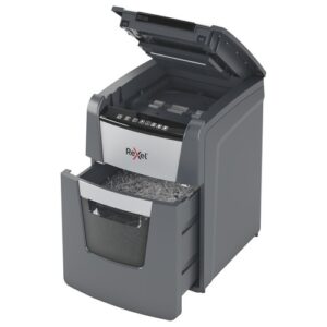SM7107 | Rexel Opt Auto+ 100X Xcut Ppr Shrd Blk
