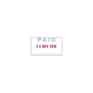SP9163 | Trodat EcoPrinty 4750 Dater Paid Red/Blue 141365