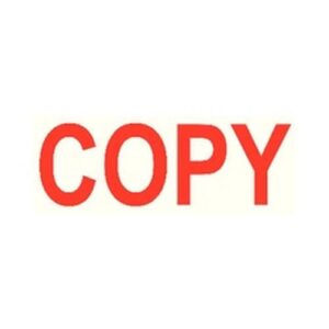 SP9233 | Colop Word Stamp Green Line Copy Red