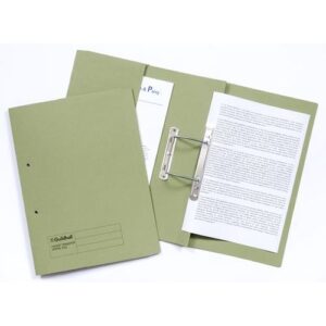 SS1531 | Guildhall Heavyweight Transfer Pocket Spiral File Green