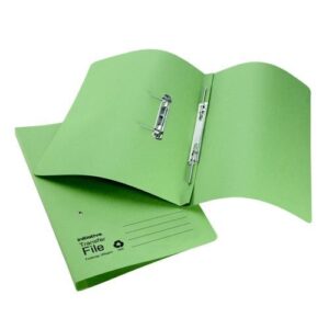 SS7093 | Initiative Transfer Spring File Foolscap 285gsm Green
