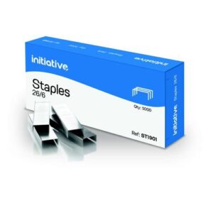 ST1901 | Initiative Staples 26/6mm 210 Per Strip Pack 5000
