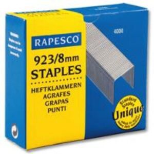ST9402 | Rapesco Staples 923 Series 8mm Pack of 4000 S92308Z3