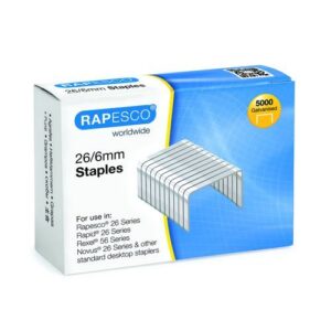 ST9444 | Rapesco Staples 6mm 24/6 Pack of 5000 S24602Z3