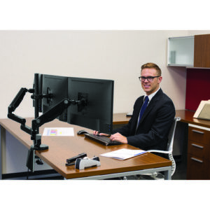 SW4107 | Fellowes Platinum Series Trple Monitor Arm