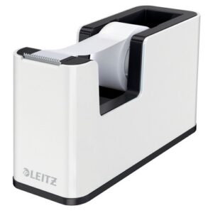 TD9554 | Leitz Tape Dispenser WOW Duo Colour White/Black