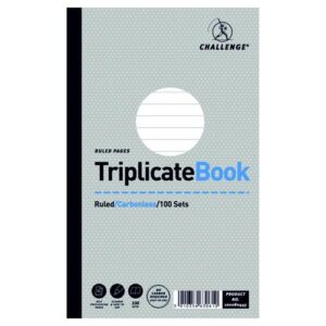 TP7351 | Challenge Ruled Triplicate Book 216x130mm D63061