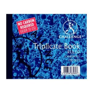 TP7352 | Challenge Ruled Triplicate Book 105x130mm F63060
