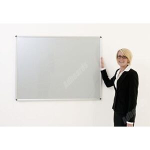 WB6167 | Bi-Office Deluxe Aluminium Frame Whiteboard 2400x1200