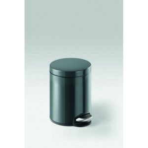 WT1110 | Durable Pedal Bin Metal Rnd 5L Cha