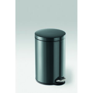 WT1111 | Durable Pedal Bin Metal Rnd 12L Cha