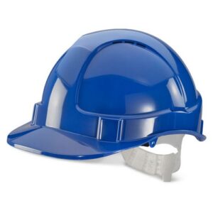 WW1195 | Economy Vented S/Helmet Blue Plastic Har