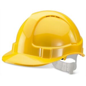 WW1201 | Economy Vented S/Helmet Yellow Plastic H