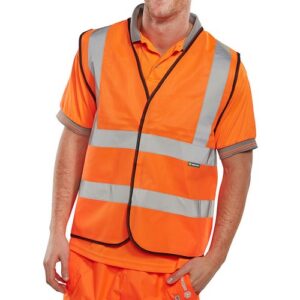 WW1233 | Bseen En Iso 20471 Vest Orange Sml