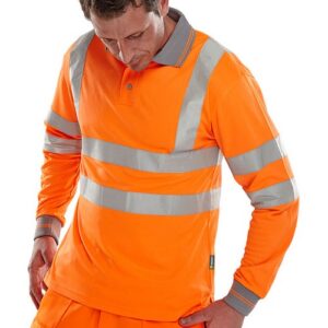 WW1263 | Bseen En Iso 20471 Ls Polo Orange S