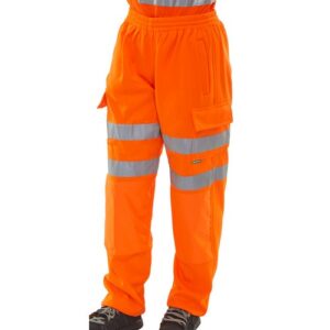WW1275 | Hi Viz Sweat Jog Bottom Or 4Xl