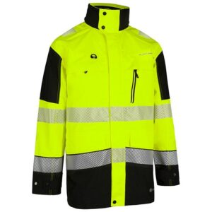 WW1329 | Deltic Hi-Vis Jacket Two-Tone Saturn Yellow 6XL