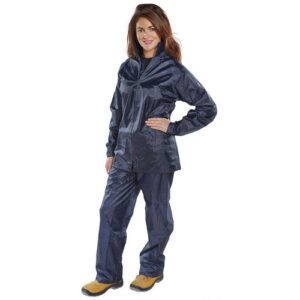 WW1652 | Nylon B-Dri Suit Navy 4Xl