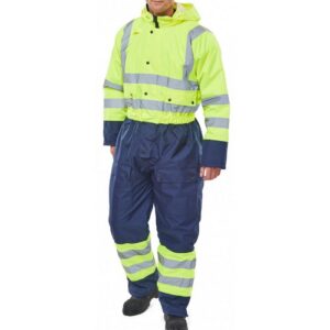 WW1905 | Two Tone Hiviz Waterproof Covera Ylw/Nav