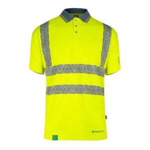 WW2004 | Envirowear Hi-Vis Polo Shirt Short Sleeve Saturn Yellow 4Xl