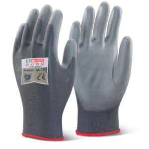 WW2124 | Pu Coated Glove Grey Large