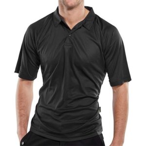 WW2142 | B-Cool Wicking Polo Shirt Black Sml