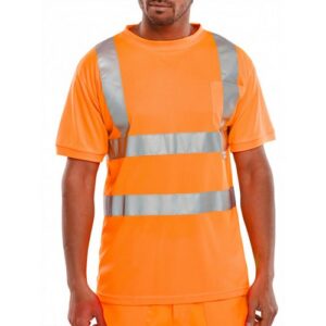 WW2196 | Crew Neck T-Shirt Orange Xl