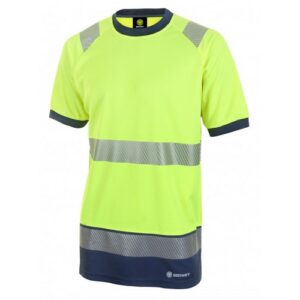 WW2206 | Hivis Two Tone S/S T Shirt Say Yell/Nvy
