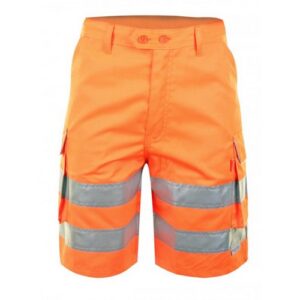 WW2235 | Orange Hi Visability Shorts 44
