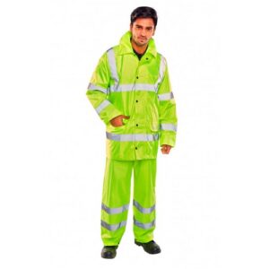 WW2246 | L/Wt Sat Yel En Iso 20471 Suit 4Xl