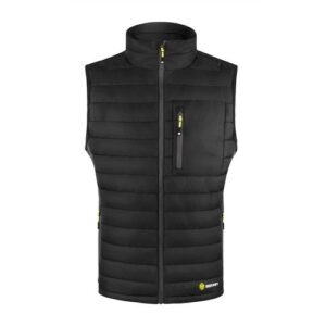 WW2283 | Flex Workwear Padded Bodywarmer Black/Gr
