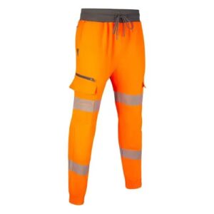 WW2634 | Beeswift Womens Hi-Vis Orange Work Joggers Sml (08)