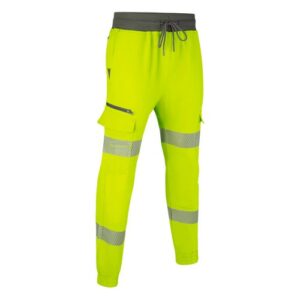 WW2703 | Beeswift Mens Hi-Vis Yellow Work Joggers 5Xl