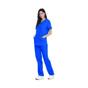 WW2768 | DKP520C Unisex Scrub Set Royal XL