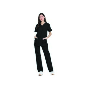 WW2814 | DKP520C Unisex Scrub Set Blac XXS