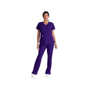 WW2859 | SK101 Female Scrub Top Grape S