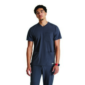 WW2902 | SKT193 Thesis Scrub Top Pewter L