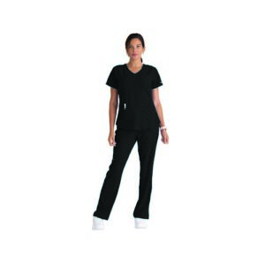WW3002 | SK101 Female Scrub Top Blac M
