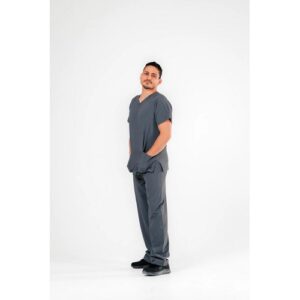 WW3010 | KEYTU100 Unisex Scrub Top Pewter M