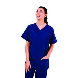 WW3022 | KEYTU100 Unisex Scrub Top Navy 5XL
